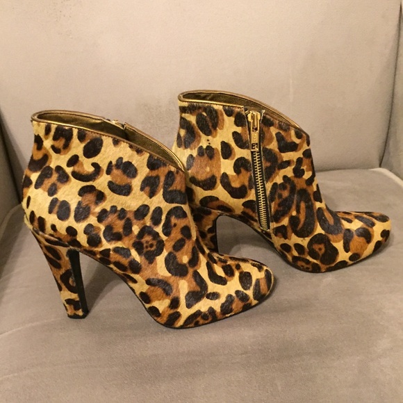 jessica simpson leopard booties